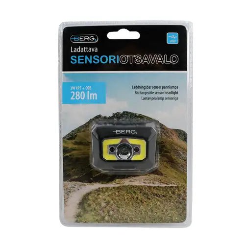 Berg otsalamppu ladattava 3W 280lm - My Store - #Otsavalot# - #Taskulamput# - #Otsalamput#