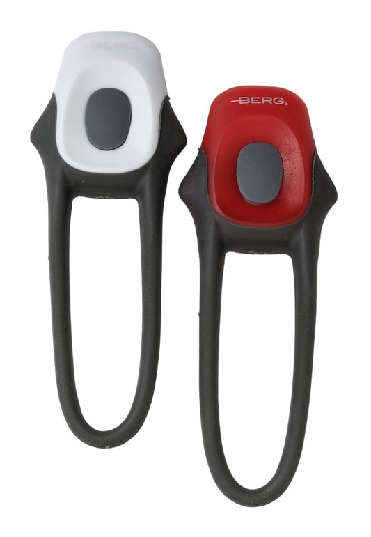 Berg Polkupyörän etu - ja takavalo silicon 2 kpl - VALOGEAR - #Otsavalot# - #Taskulamput# - #Otsalamput#